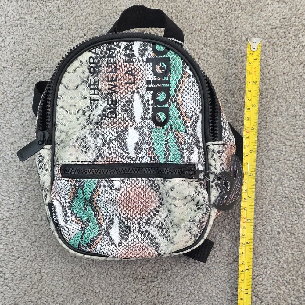 Adidas Mini Snakeskin Colorful Pattern Backpack - Picture 6 of 7